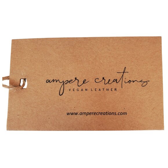 Ampere Creations Lorie Crossbody Navy Blue Vegan Leather Handbag w/ Dust Bag NWT - Picture 14 of 15